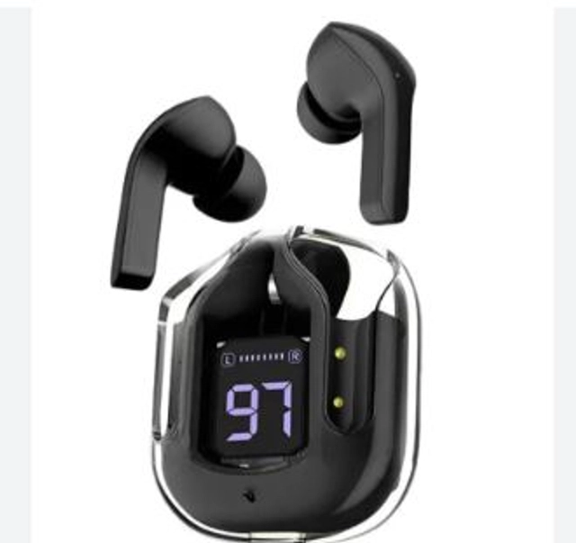 Wireless Bluetooth Earbuds with Charging Case (Black)