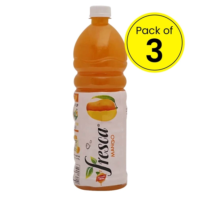 Fresca Mango Fruit Juice 3X1 L (Pack of 3) (Pet Bottle)