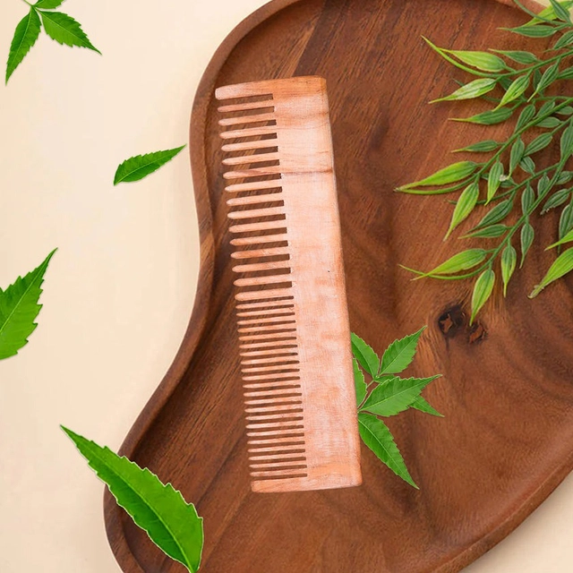 Wooden Hair Comb (Brown)