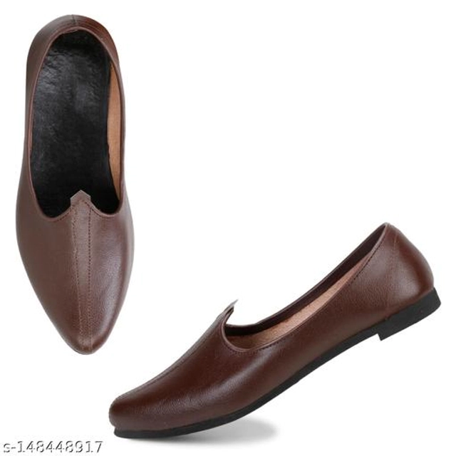 Mojaris for Men (Brown & Beige, 6)