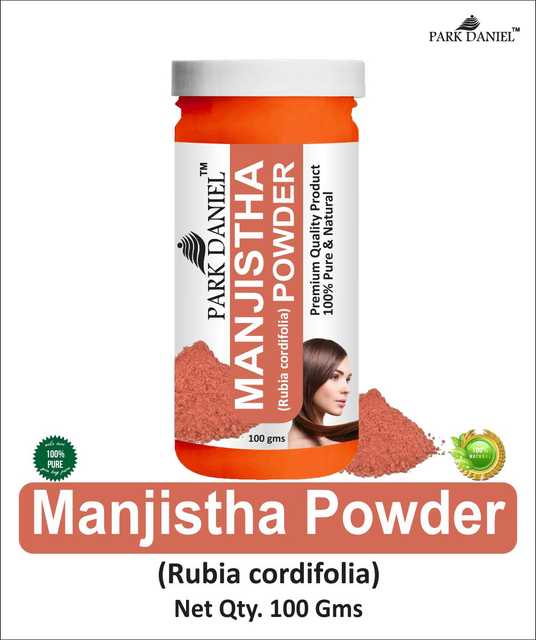 Park Daniel 100% Pure & Natural Manjistha Powder & ginger Powder (Pack Of 2, 100 g) (SE-283)