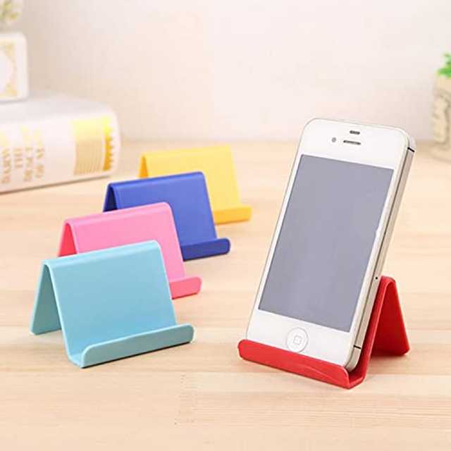 Pinak Plastic Adjustable Universal Mobile Phone Flexible Clip Holder (Pack Of 5, Multicolor) (PS-37)