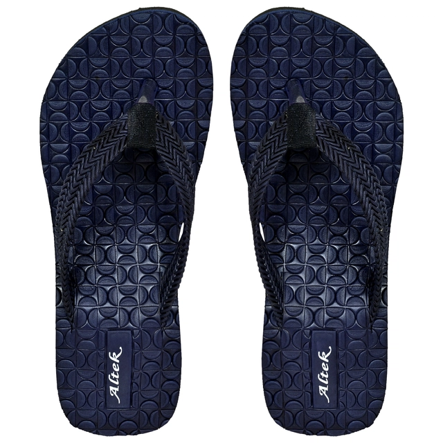 Flip-Flops for Women (Navy Blue, 4)