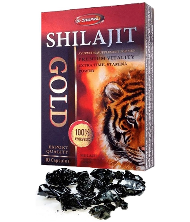 Dr Chopra Shilajit Gold 10 Pcs Capsules (Pack of 3)