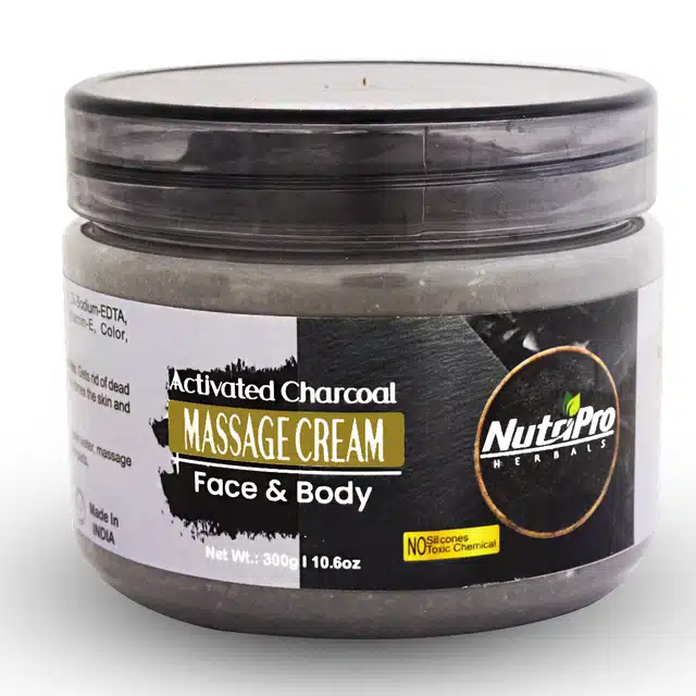 NutriPro Charcoal Face Massage Cream (300 g)