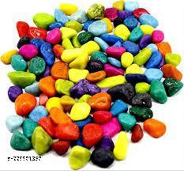 Decoration Pebbles Stones (Multicolor, 3000 g)