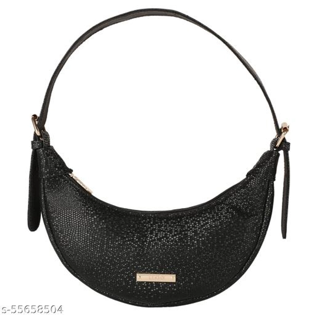 PU Handbag for Women (Black)