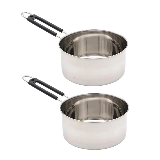 JENSONS Steel Sauce Pan (1.5 L each, Pack of 2)