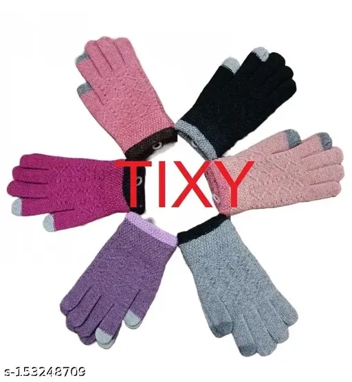 Woolen Winter Gloves (Pack Of 1)