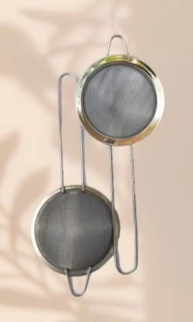 Tea Strainer (Silver, Pack of 2)