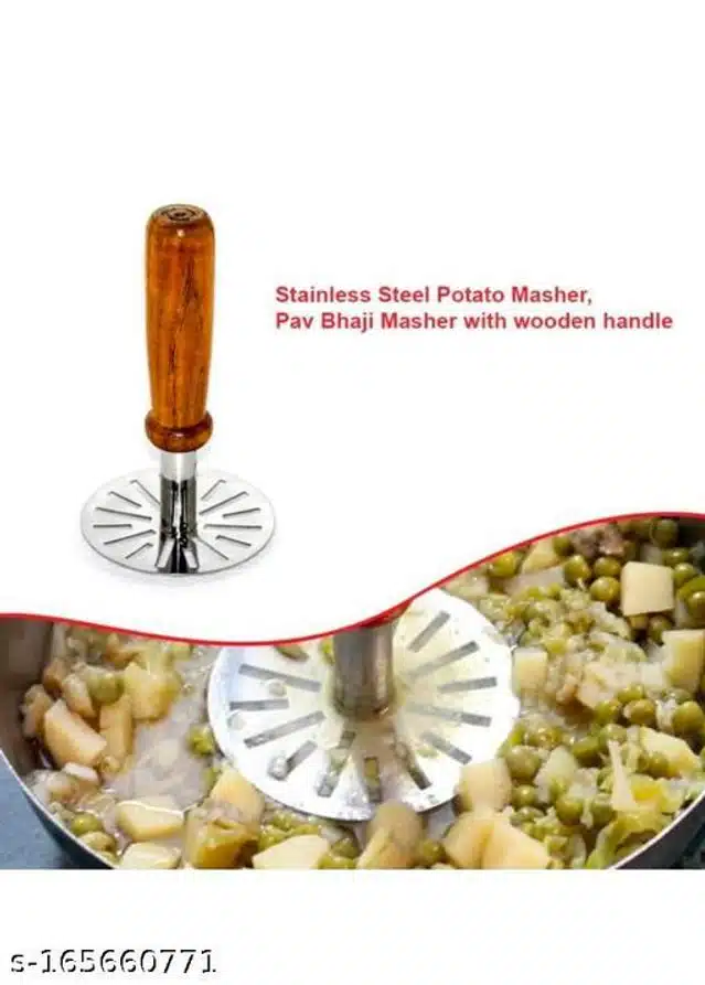 Stainless Steel Masher (Silver)