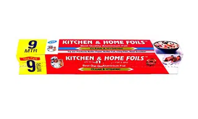 Aluminium Foil Roll (Silver, 9 m) (Pack of 2)