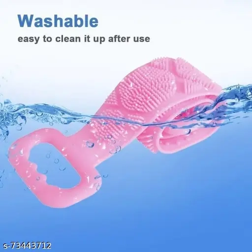 Magic Plus Double-Sided Silicone Body Back Scrubber (Pack Of 1)