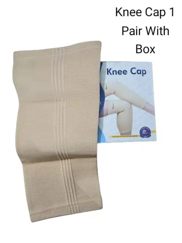 Knee Cap Support Brace for Pain Relief  (Beige, S)