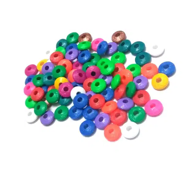 PVC Sewing Buttons (Multicolor, Pack of 50)