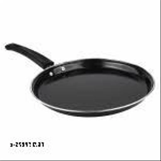 Combo of Sauce Pan, Tadka Pan, Fry Pan, Tawa & Kadai (Black, Set of 5)