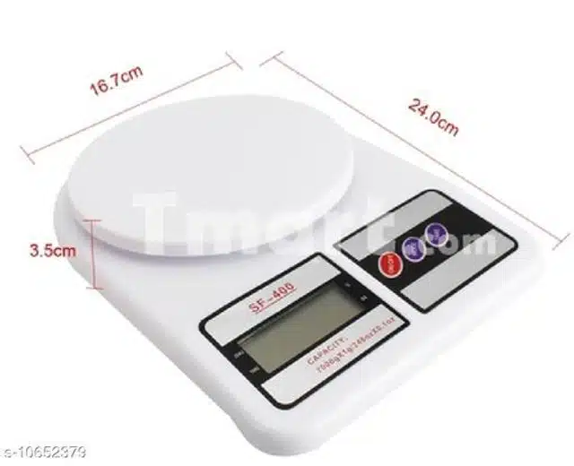 Kitchen Digital Weighing Scale (White)