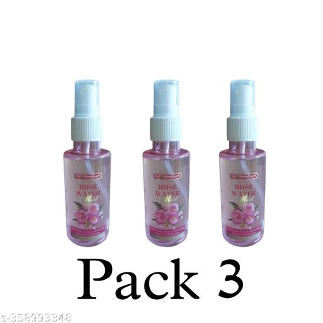 Rose Water Mist (100 ml, Pack of 3)