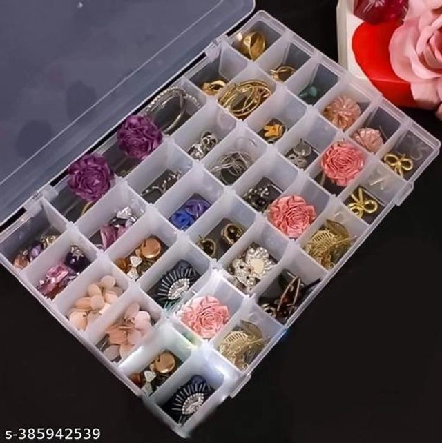 36 Grids Jewellery Case Organiser (Transparent)