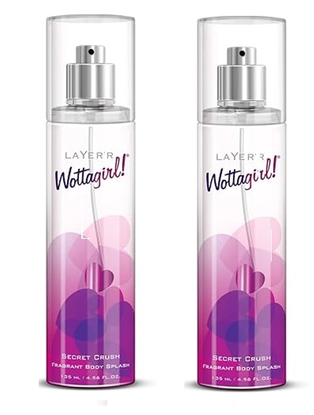 Layer'r Wottagirl Secret Crush Perfume Spray for Women (135 ml)