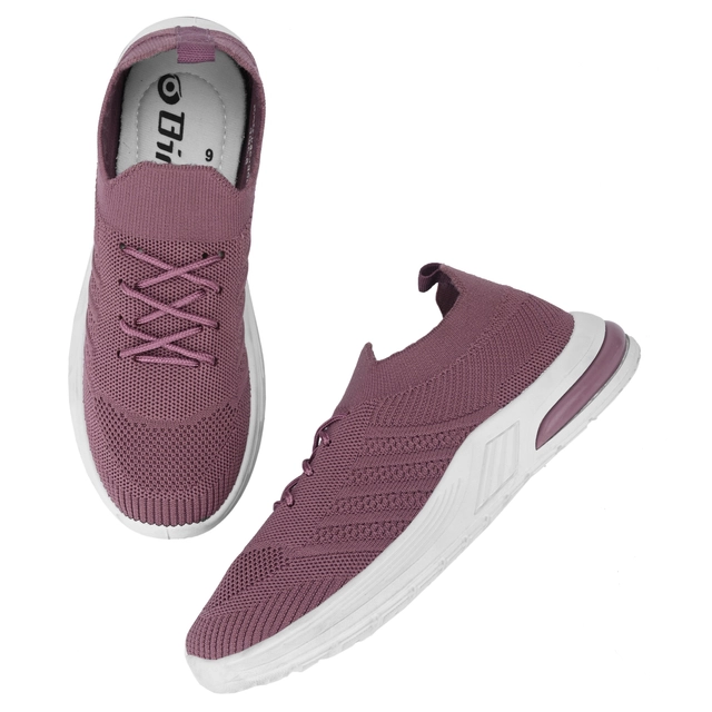 Sports Shoes for Women (Pink, 4)