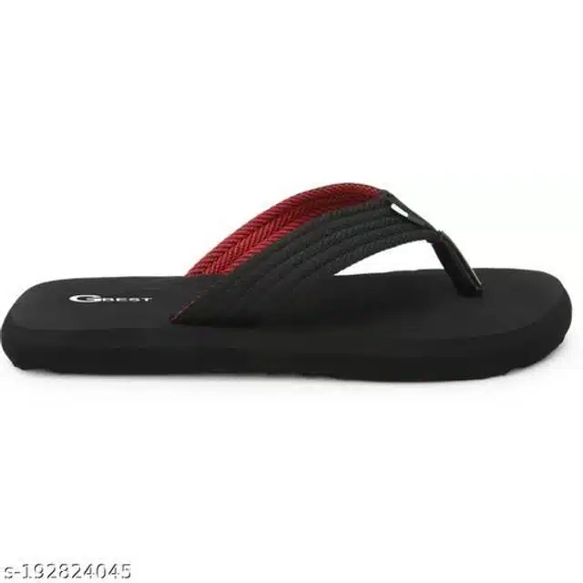 Extra Comfort Slippers for Men (Black, 9)