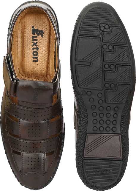 Roman Sandal for Men (Brown, 9) (MAE-65)