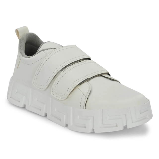 Casual Shoes for Men (White, 6)