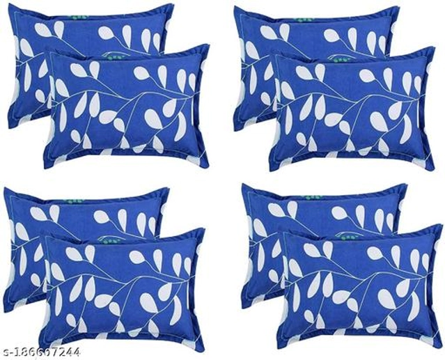 Cotton Pillow Covers (Multicolor, 18x28 inches) (Pack of 8)