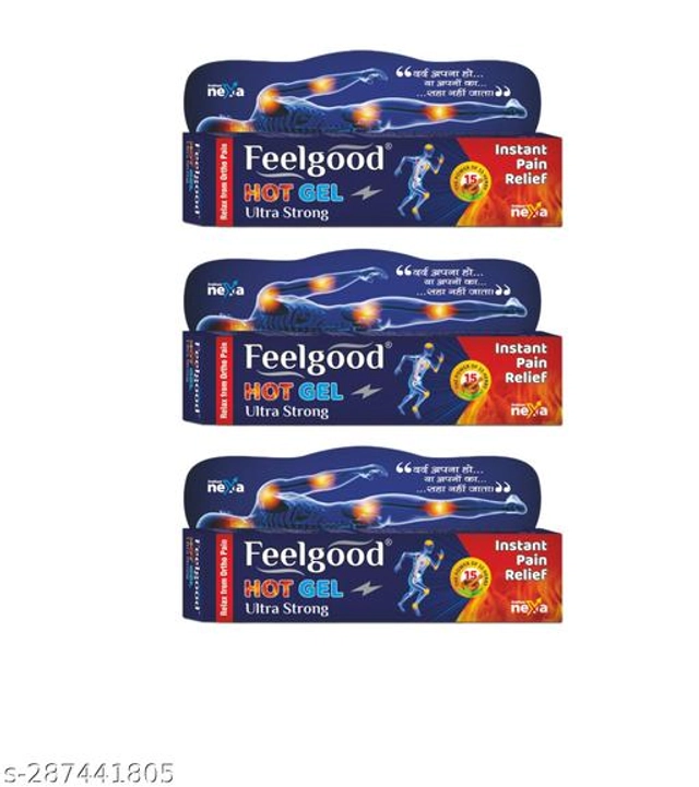 Feelgood Pain Relief Hot Gel (30 g, Pack of 3)