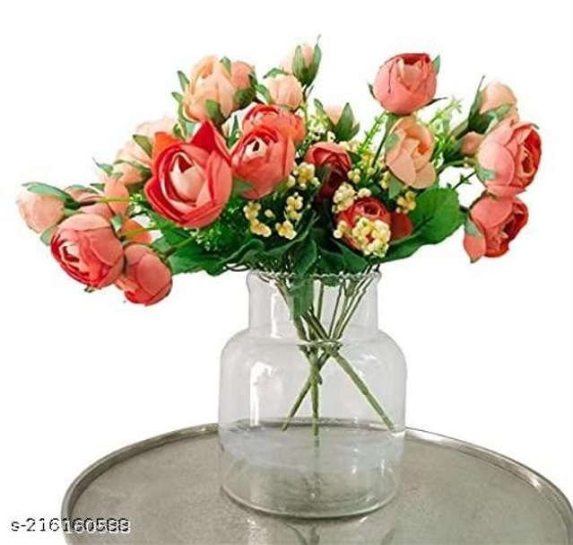 Plastic Artificial Flower (Multicolor)