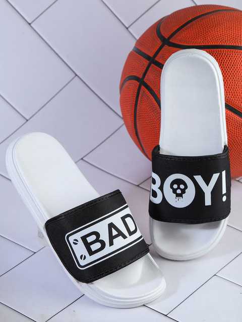 Bad boy best sale slippers white