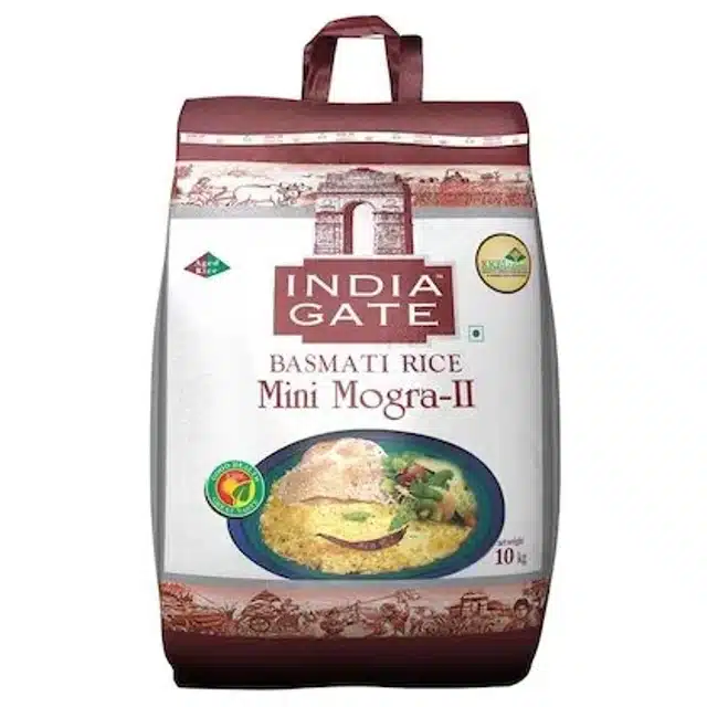 इंडिया गेट मिनी मोगरा-II बासमती चावल 10 Kg