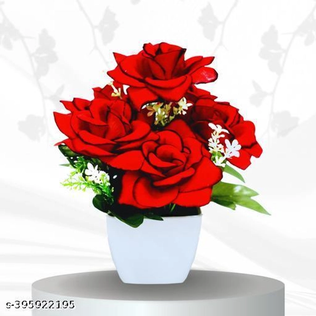 Plastic Artificial Flower (Multicolor)