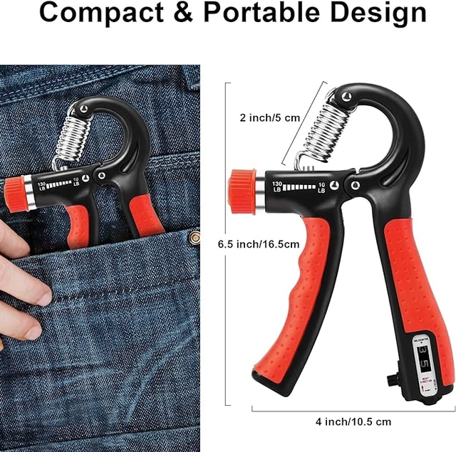 Adjustable Hand Gripper (Orange)