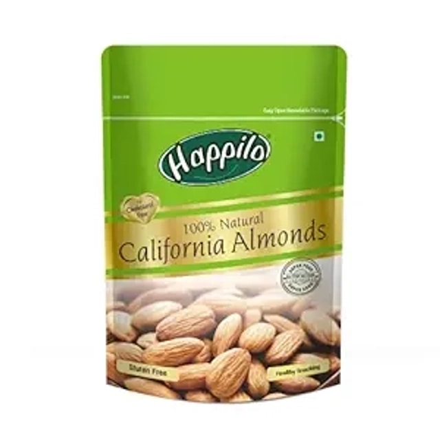 हैप्पिलो 100% नेचुरल कैलिफोर्नियन बादाम 200 g