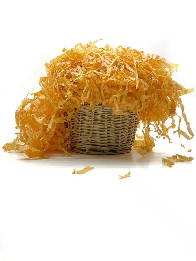 Paper Grass for Art & Crafts (Yellow, 50 g)