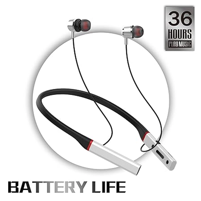 Xtune Live 1000 Pro Wireless Bluetooth in-Ear Neckband (Black & Grey)