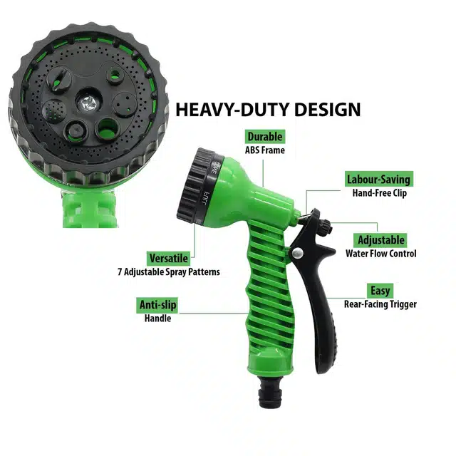 6 Flow Water Spray Gun (Green)