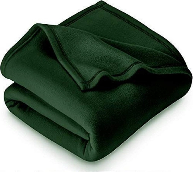 Fleece Blanket  (Green, 60x90 Inches)