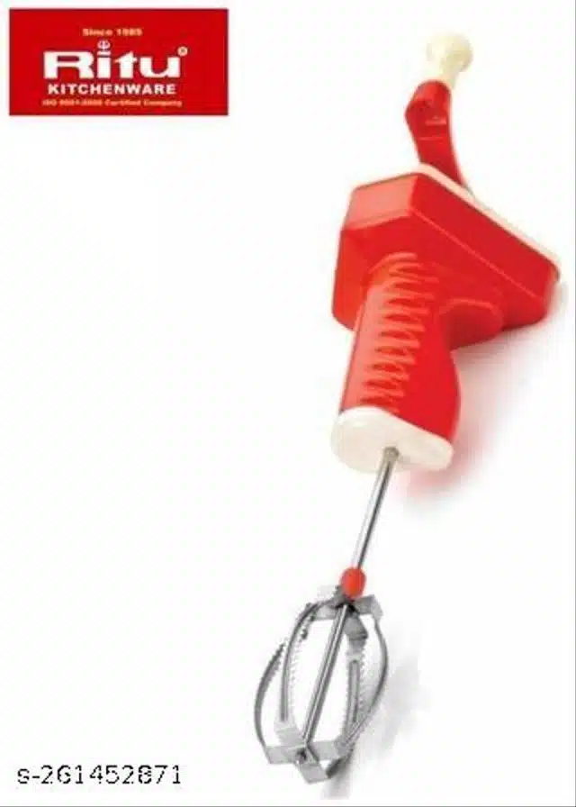 Hand Blender For Egg Beater (Red)