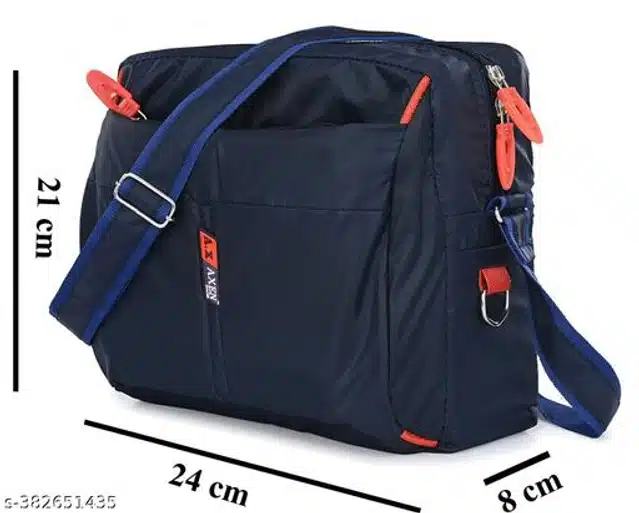 PU Sling Bag for Men & Women (Navy Blue)