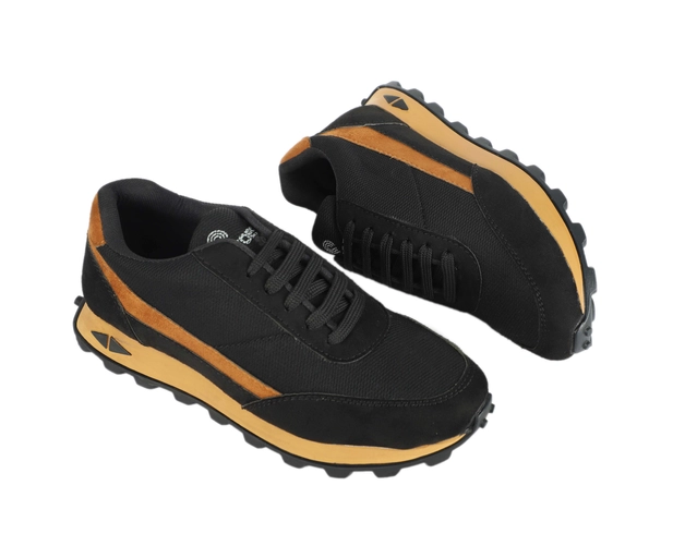 Sports Shoes for Men (Black, 6)