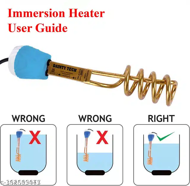 Shock Proof Immersion Heater Rod (Multicolor)