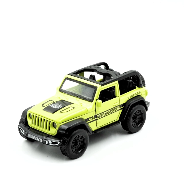 Metal Jeep Rubiconn Off-Road Adventure Toy Car for Kids (Multicolor)