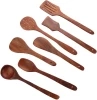 Wooden Spatula Kitchen Tools Set (Brown, Set of 7)