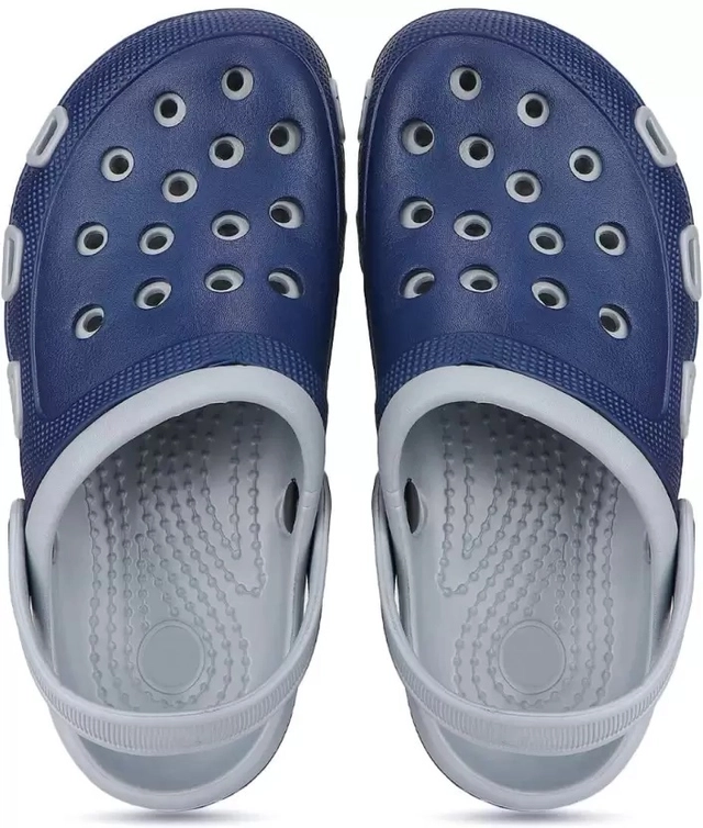 Clogs for Boys (Blue & Grey, 4-5 Years)