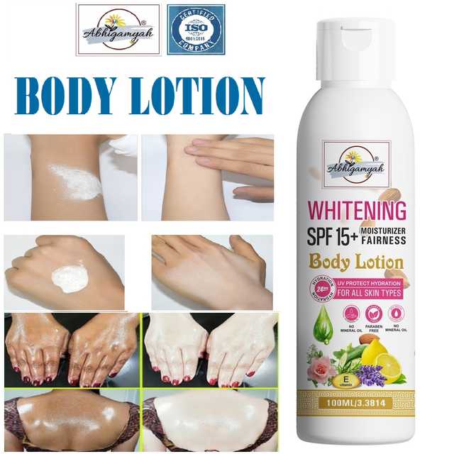 Whitening Body Lotion SPF15+ Skin Lighten & Brightening Cream (100 ml) (Ab-00074)