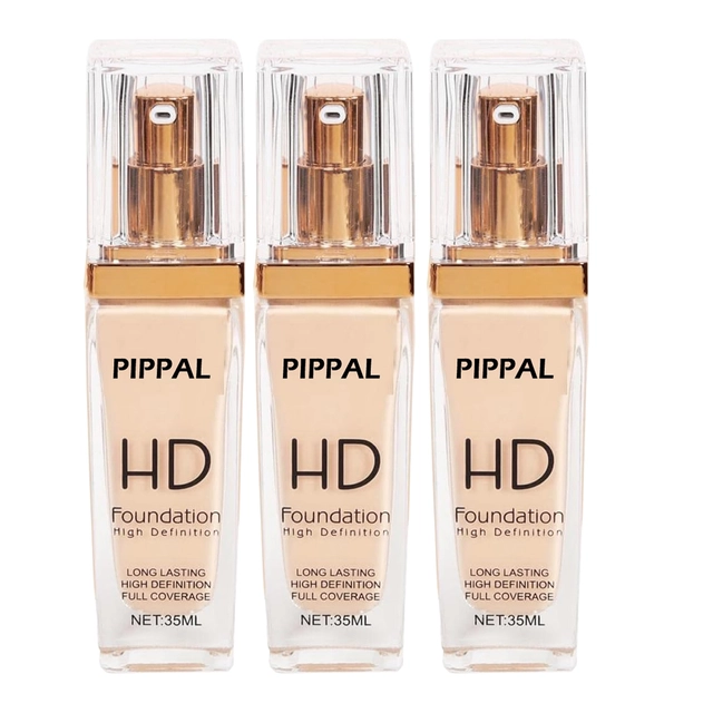 Pippal HD Foundation (35 ml, Pack of 3)