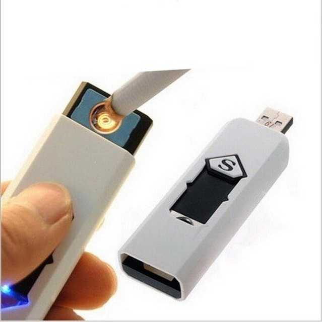 K Kudos Usb Cigarette Lighter Windproof Rechargeable Flameless Lighter (Assorted) (Kk-16)